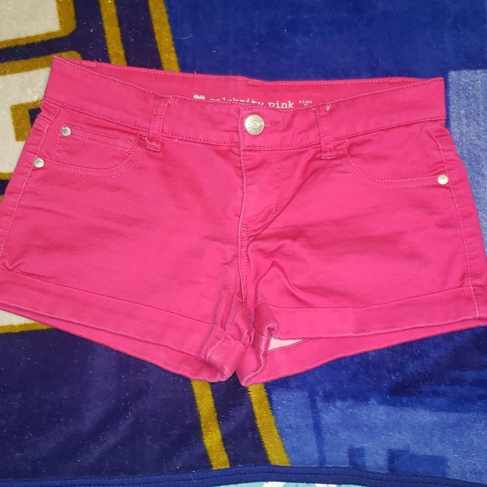 CELEBRITY PINK Hot Pink Shorts